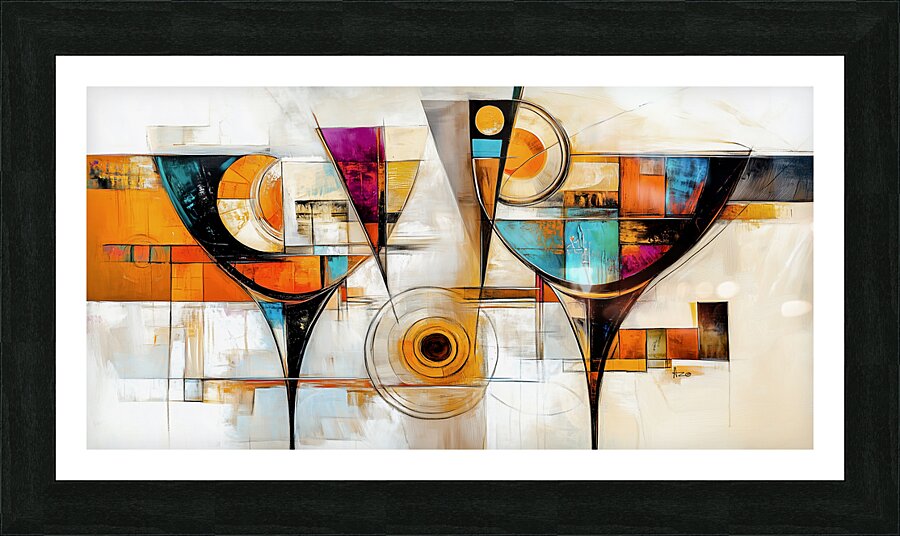 Cocktail Design Picture Frame print