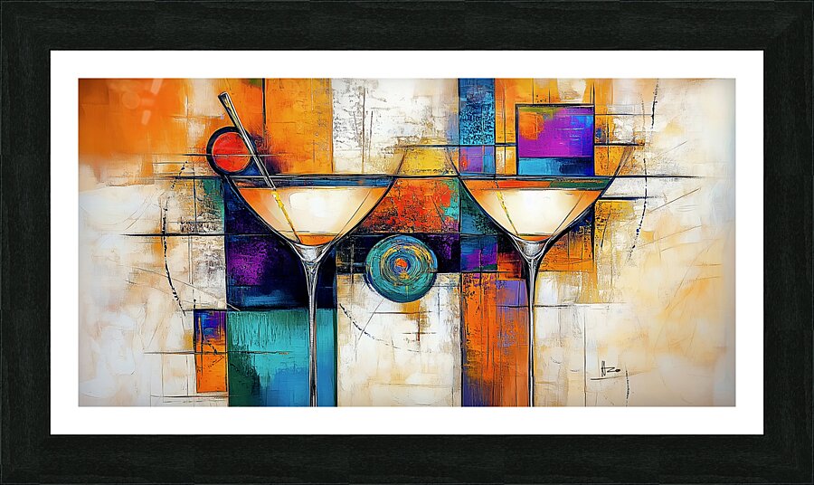 Martini Pleasure Picture Frame print