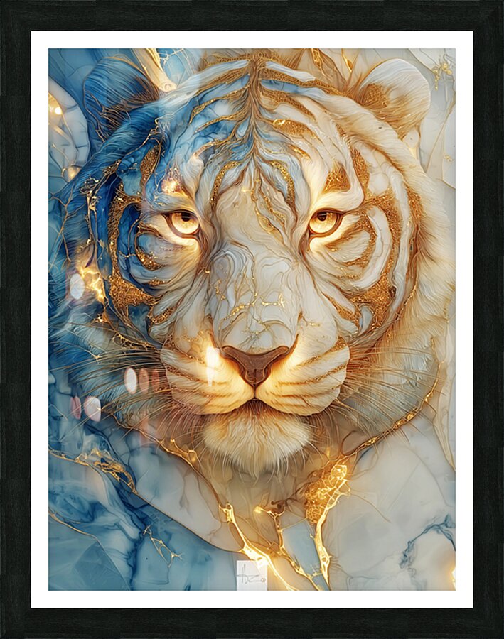Tiger One Picture Frame print