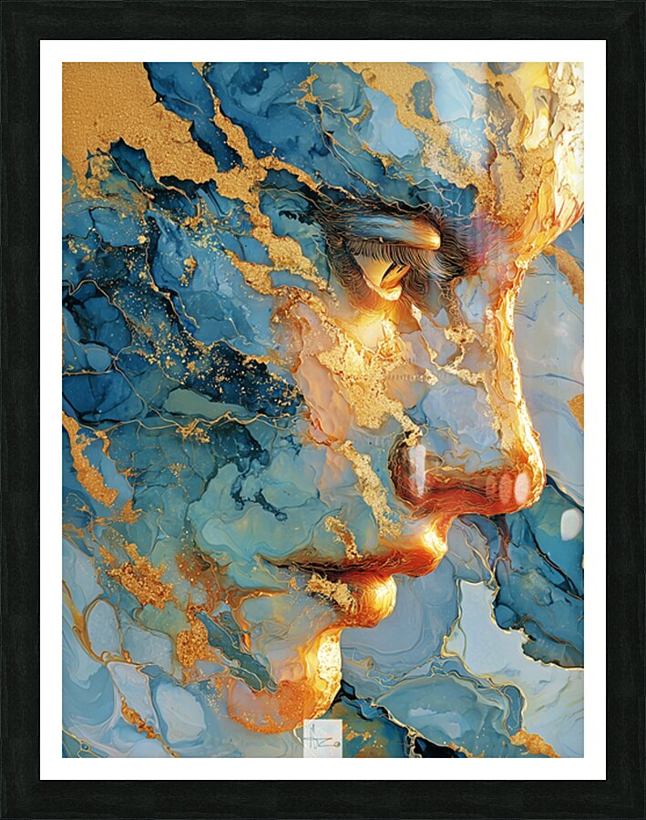 Face One Picture Frame print