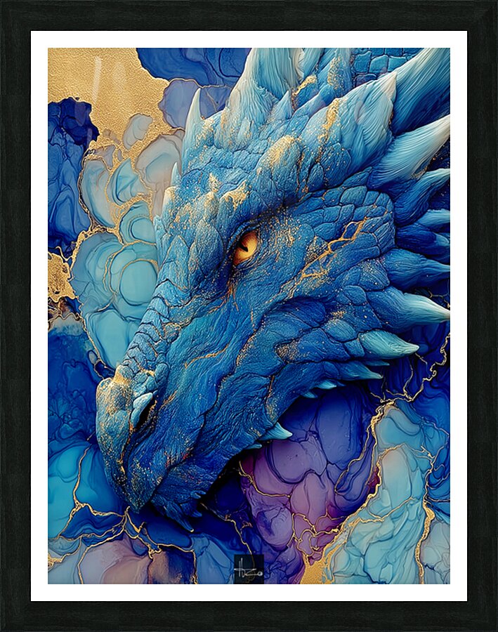Dragon One Picture Frame print