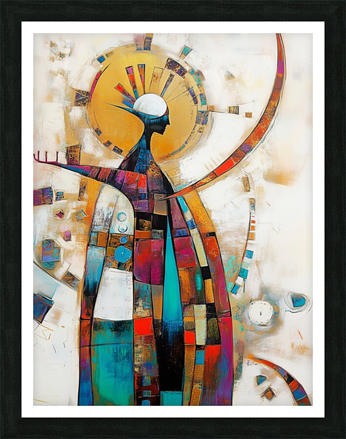 Mind Blanking Picture Frame print