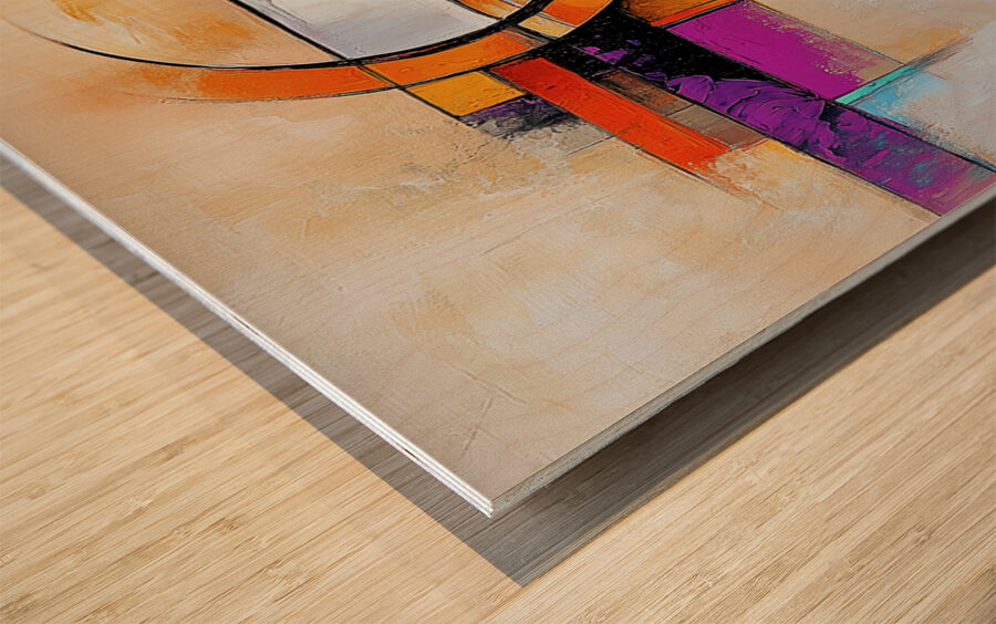 Kissing Wine Glasses Wood print