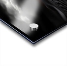 Solitary Gnarled Tree Desert Golden Hour Storm Clouds Bright Orange Sunset High Contrast Fine Art Texture Contrast Acrylic print