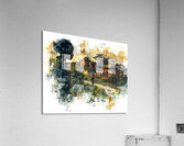 Digital Streams Watercolor Dreams: Visions of African-American Essence Acrylic Print