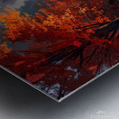 Autumn Serenity by the Eiffel Tower Metal print