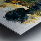 Digital Streams Watercolor Dreams: Visions of African-American Essence Metal print