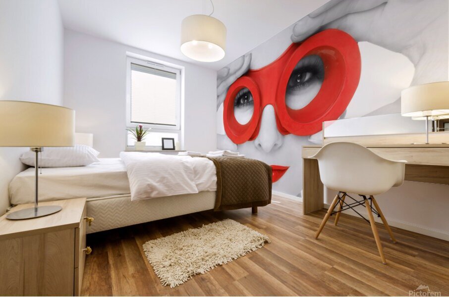 Monochrome Chic: Redefined Elegance Mural print