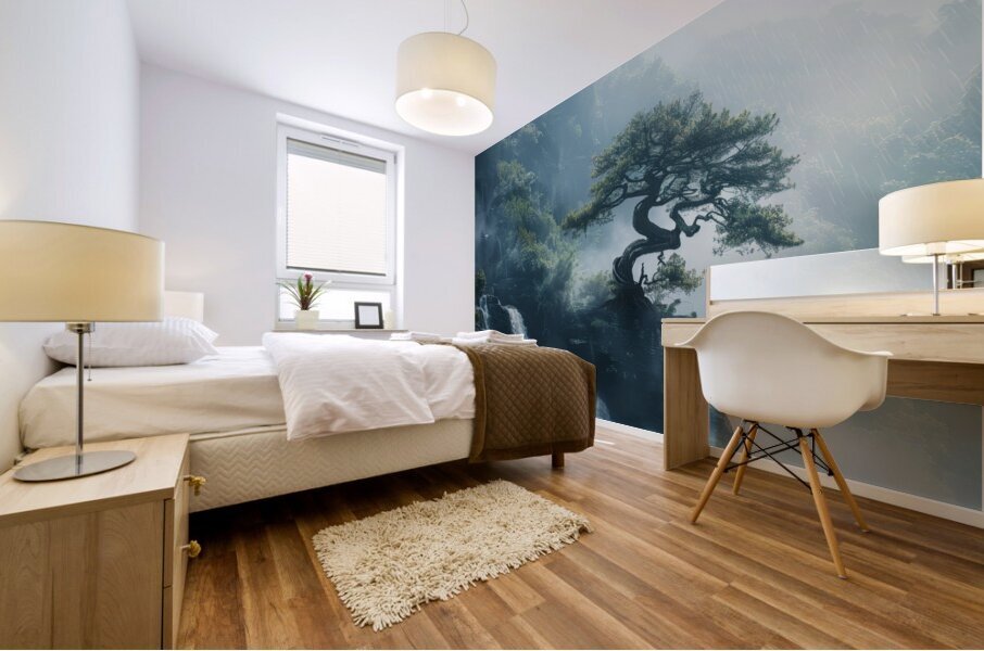 Eternal Convergence: Symphony of Nature Mural print