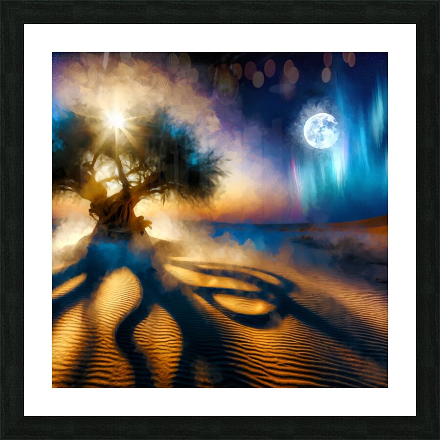 Desert Vigil Picture Frame print