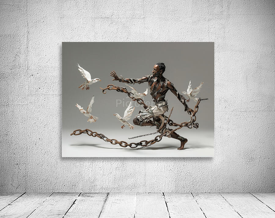 Liberations Embrace: Chains Transformed Wall Preview