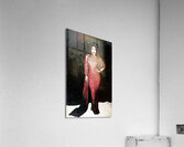 Red & Gold Acrylic Print