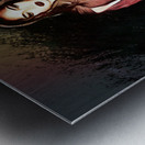 Red & Gold Metal print