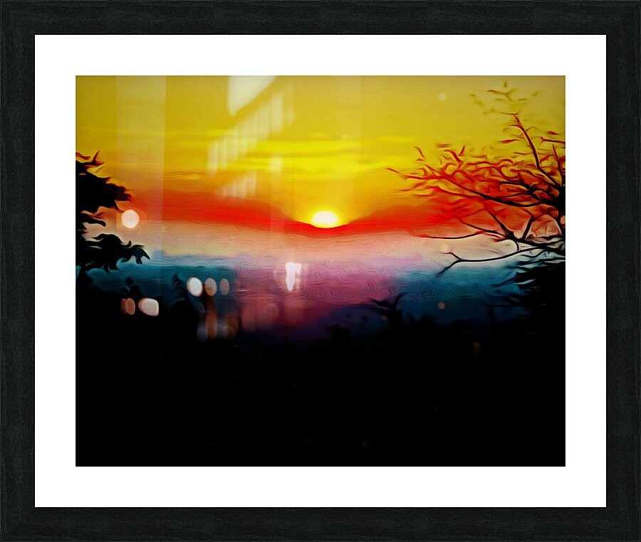 Rising Sun Picture Frame print