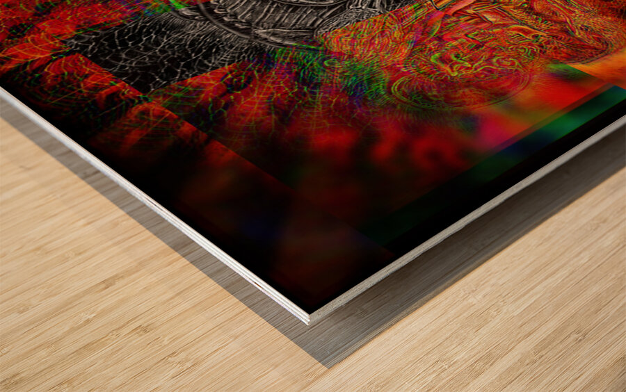 Sexual Energy  Wood print