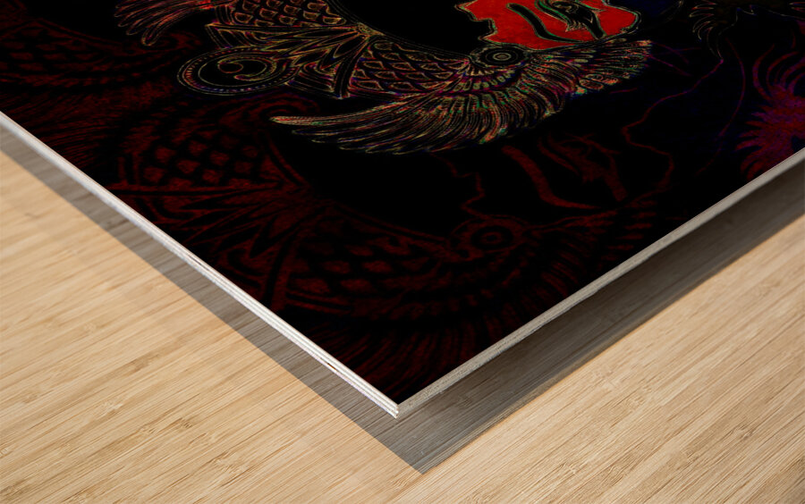 Twilight Queen Wood print