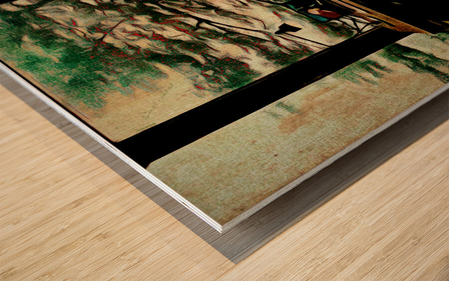 Tree House Wood print