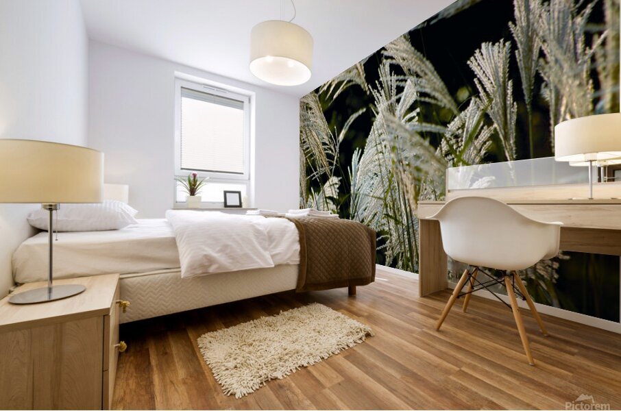 Scenic Wheat Mural print