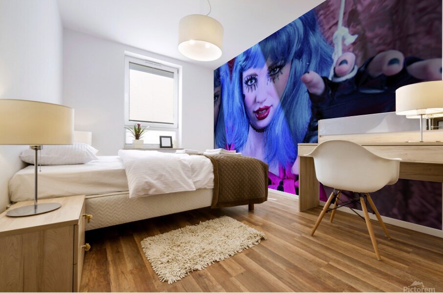 Reaching Mural print