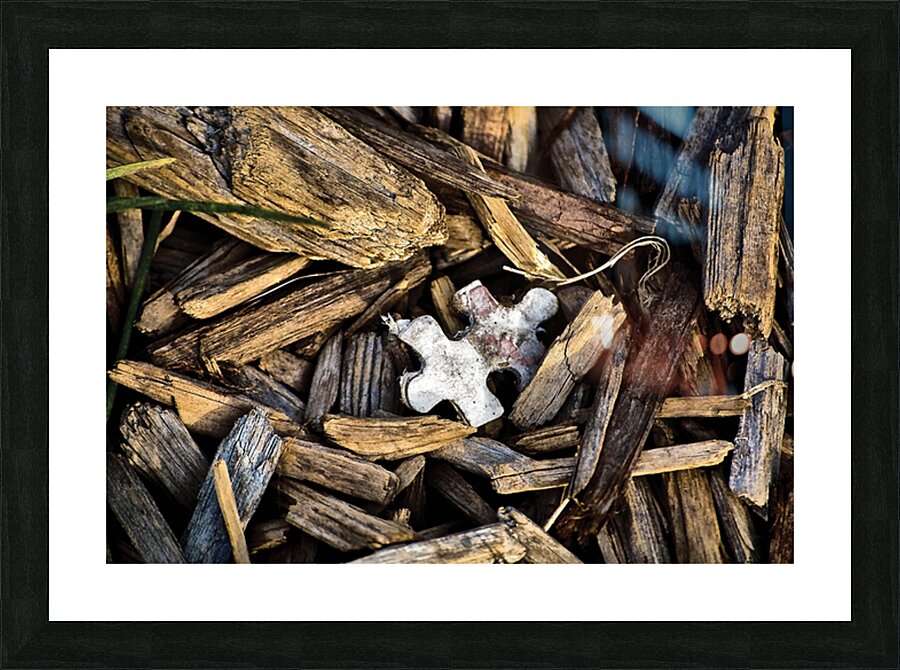 Wasted Puzzle Piece Picture Frame print