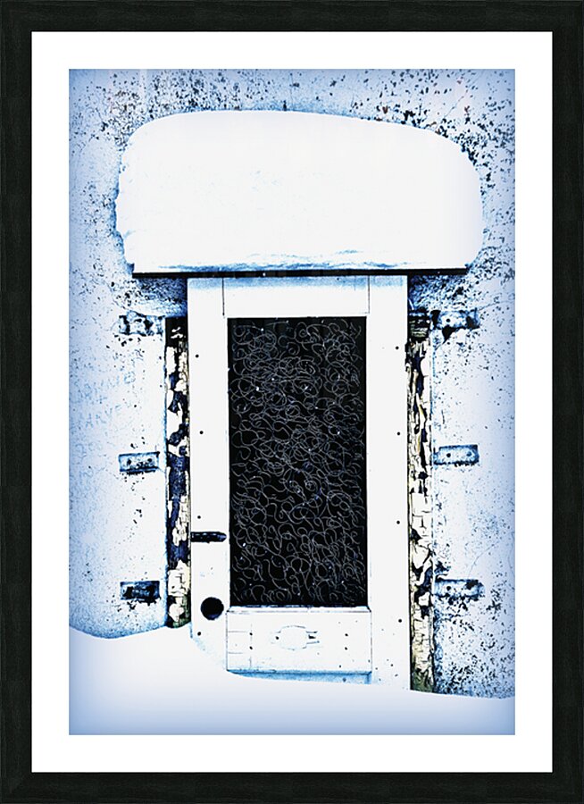 Squiggle Door Picture Frame print