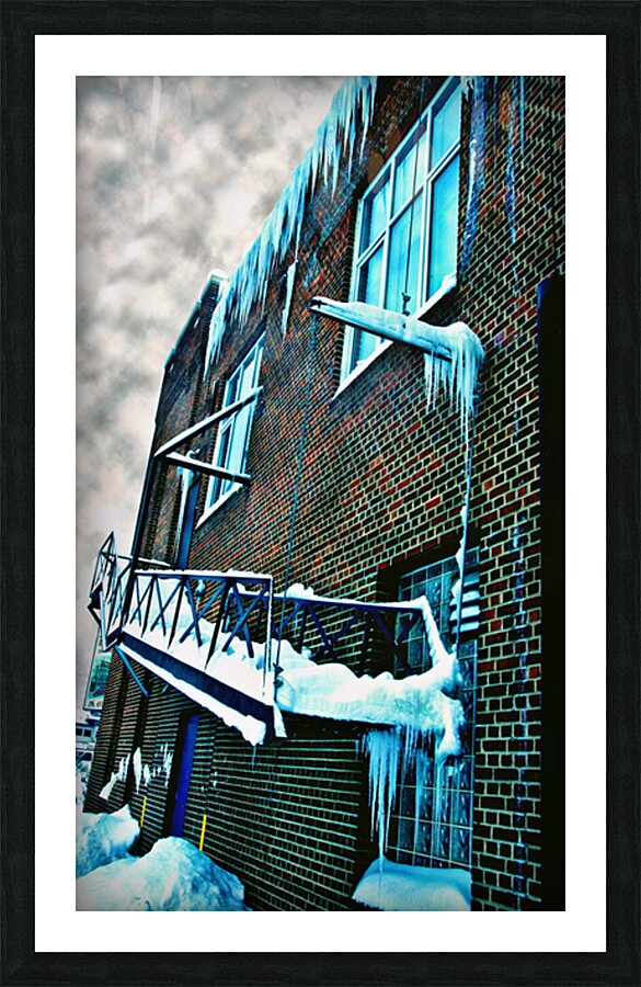 Winter Walk Up Picture Frame print