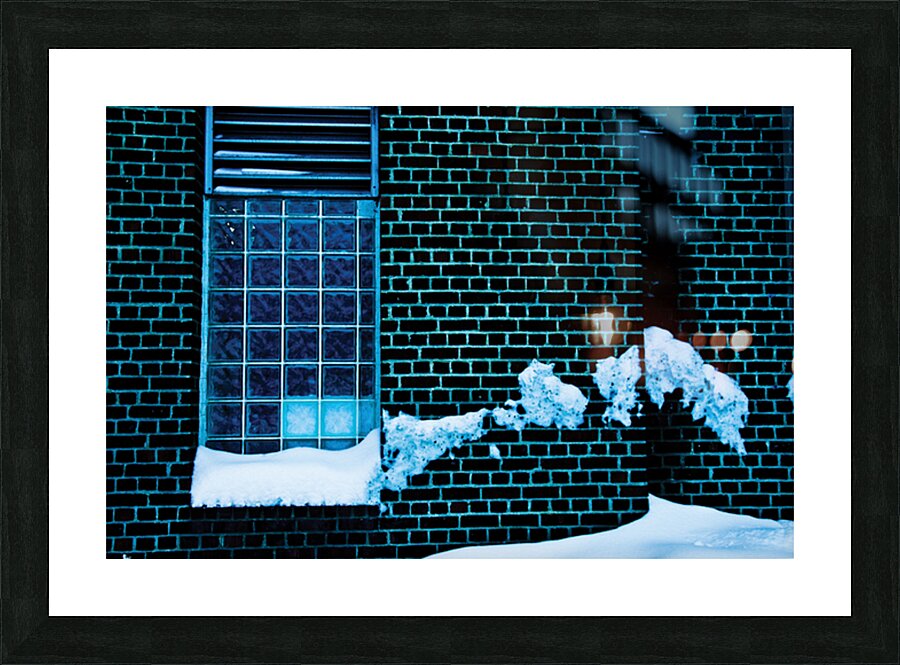 Winter Drive By Picture Frame print