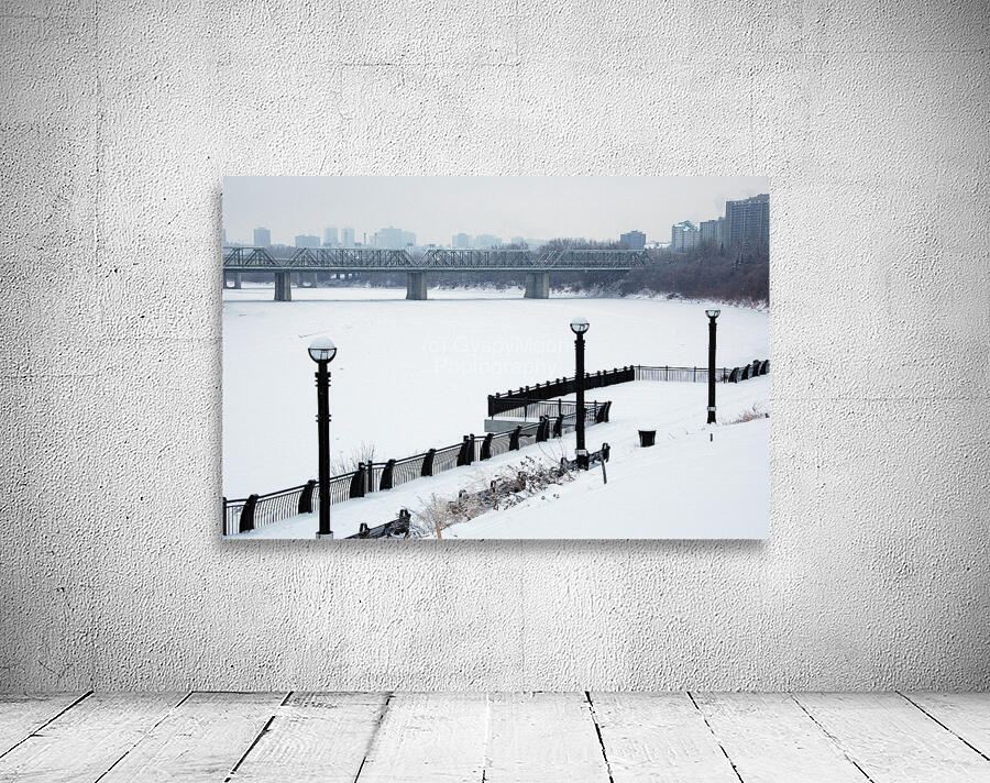 Three Lamp Posts Wall Preview