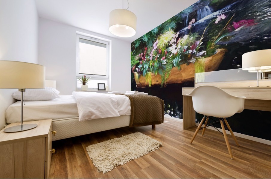 Floating Botanicals Mural print