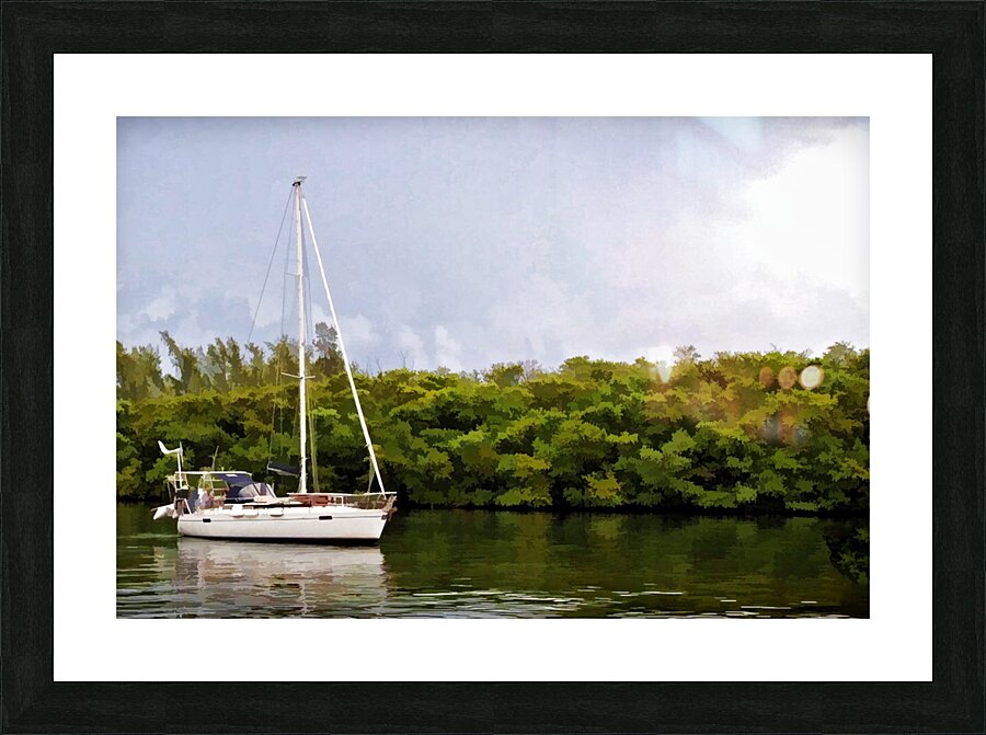 On Quiet Waters Picture Frame print