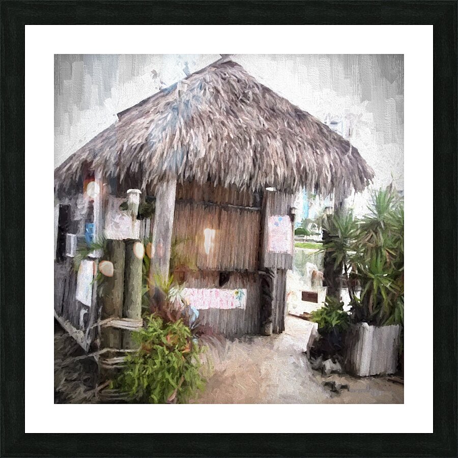 Hut Picture Frame print