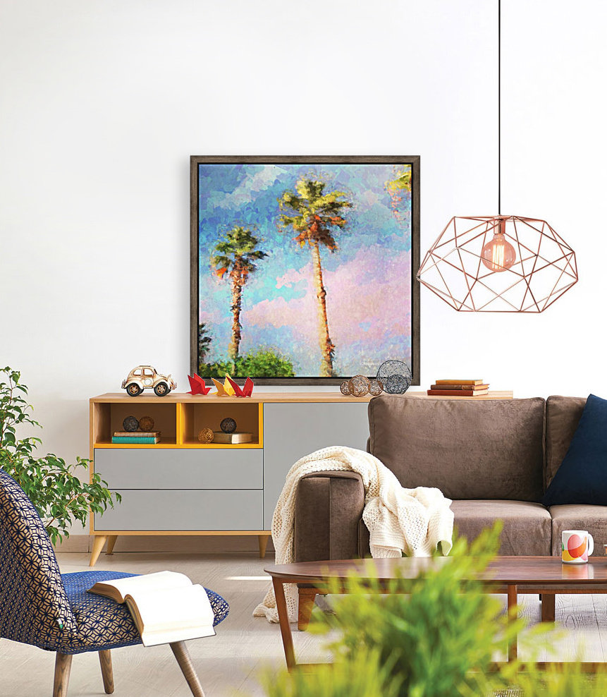 Painted Palms Reproduction