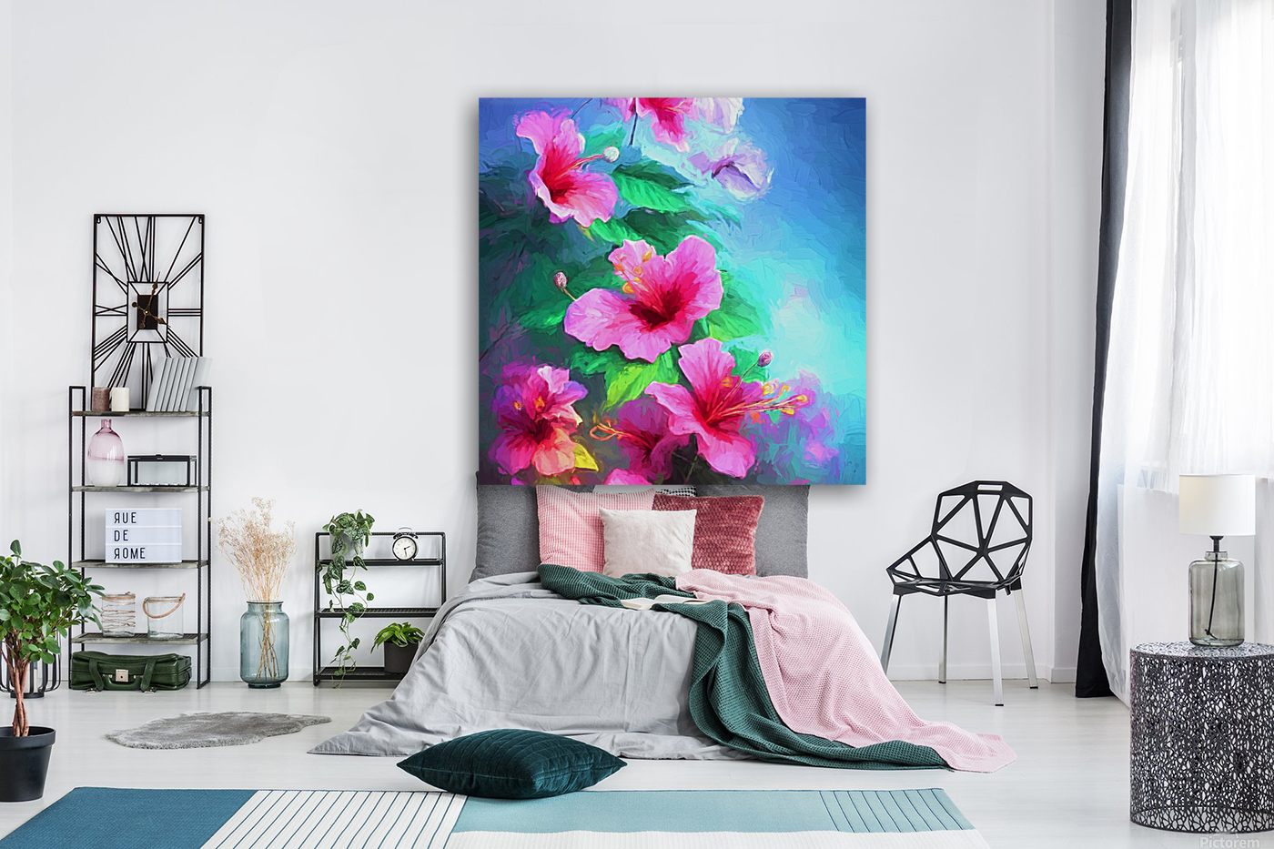 Stunning Hibiscus Reproduction