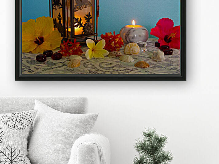 Candles and Flowers by Jacqueline Sleter