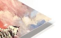 Snow At Sunset HD Metal print
