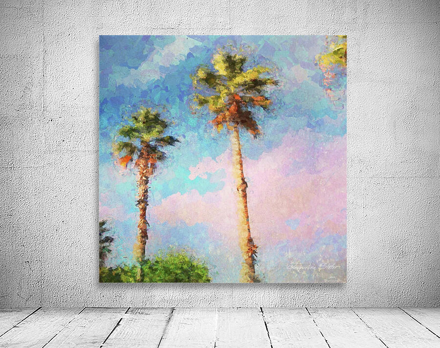 Painted Palms Wall Preview