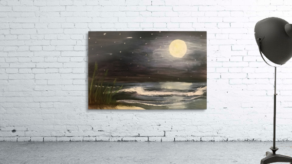 Moonlit Seascape Wall Preview