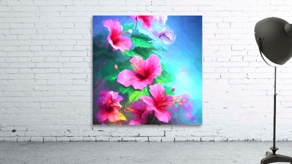 Stunning Hibiscus Wall Preview