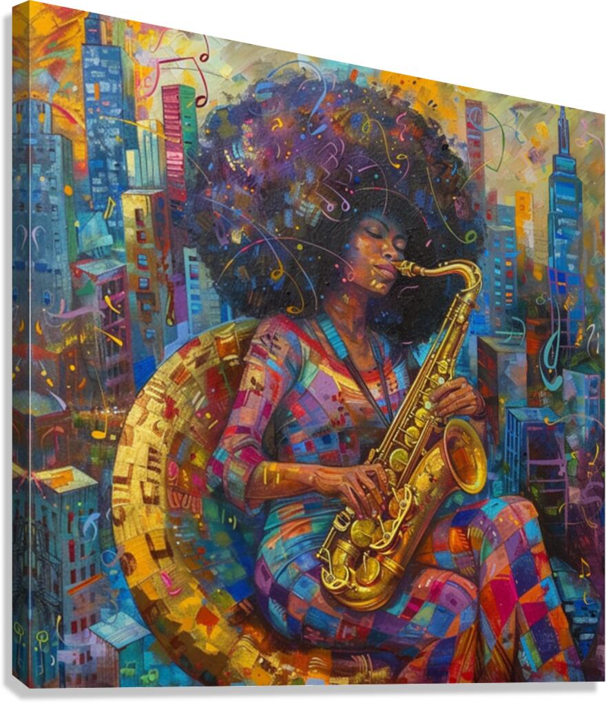 Colorful Jazz  Canvas Print