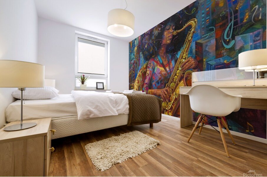 Colorful Jazz  Mural print