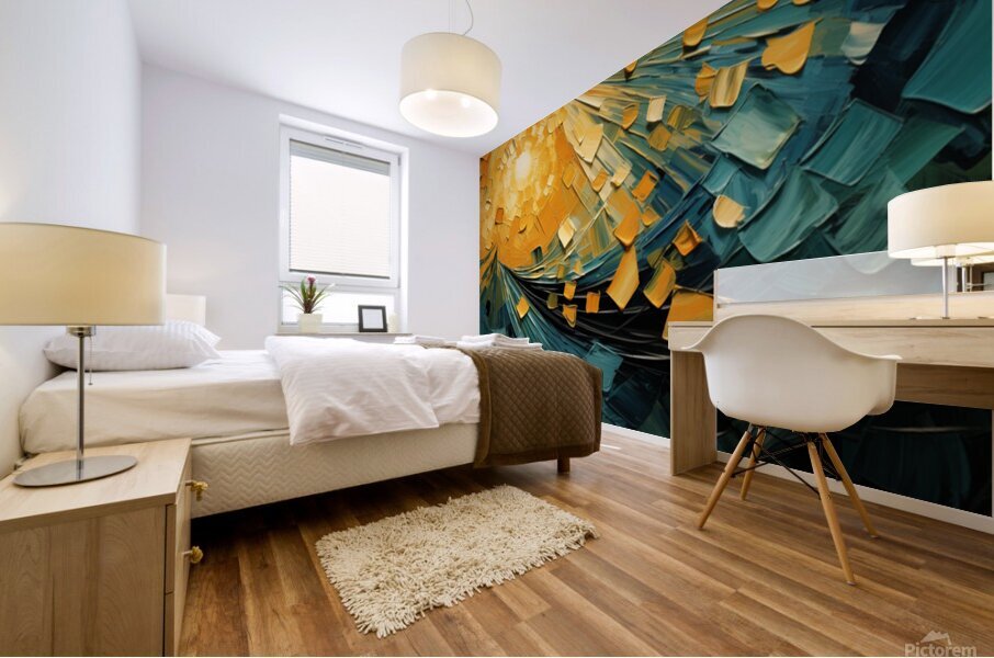 Radiant Burst  Mural print