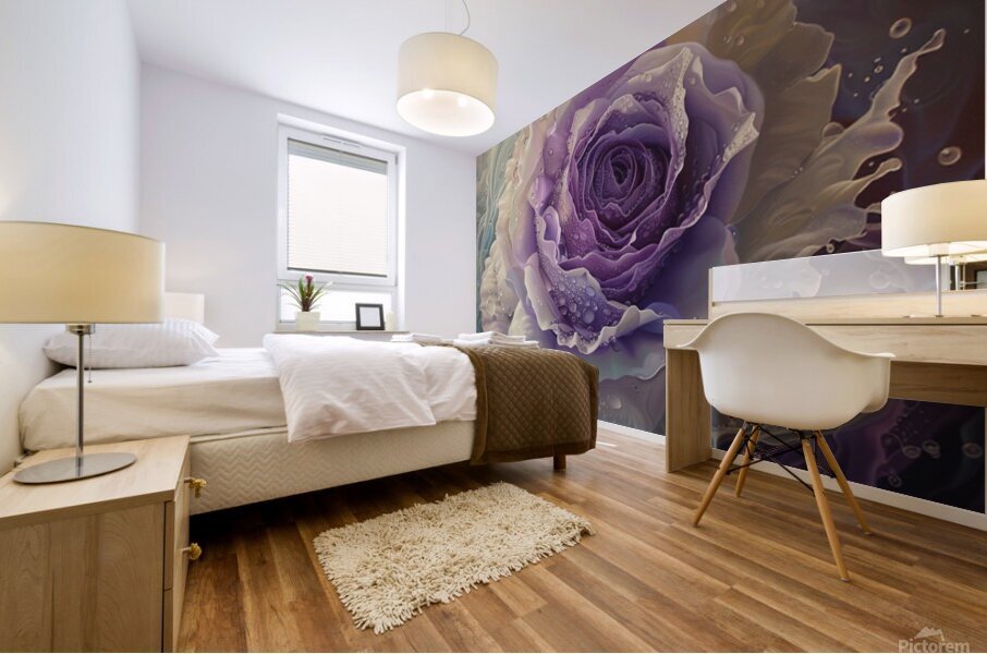 Ethereal Bloom  Mural print