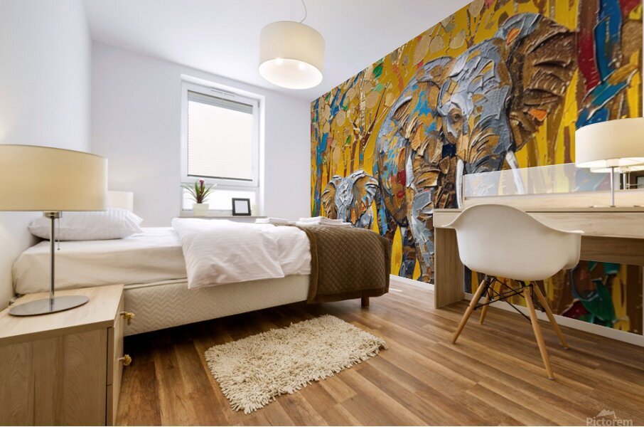 Radiant Mural print