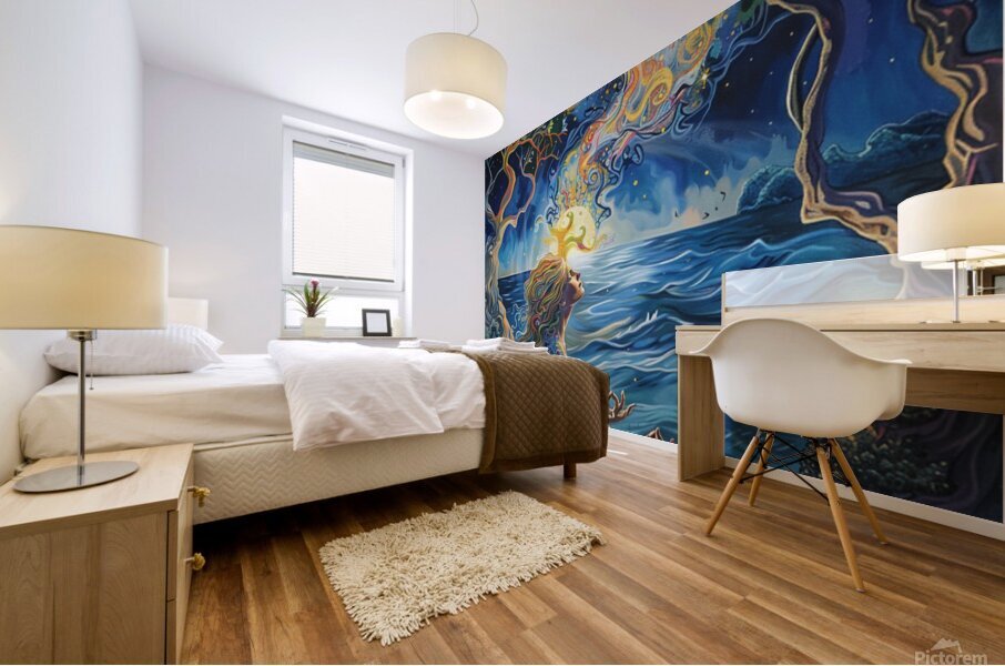Cosmic Serenity  Mural print
