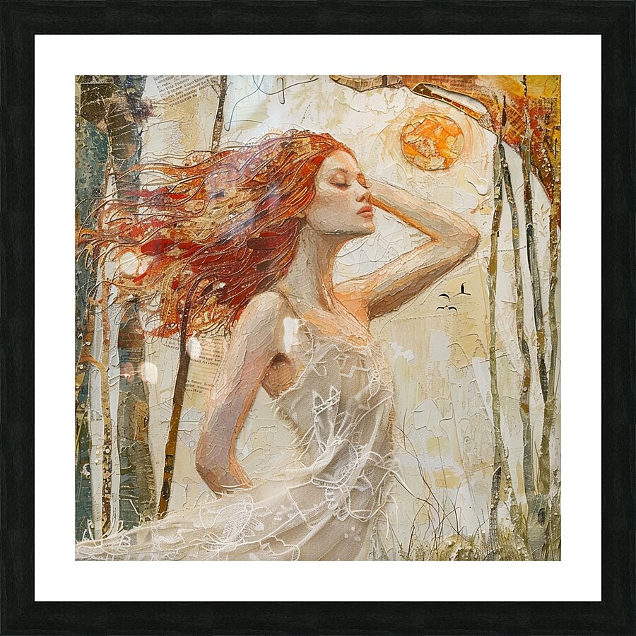 Dreamy Collage Picture Frame print