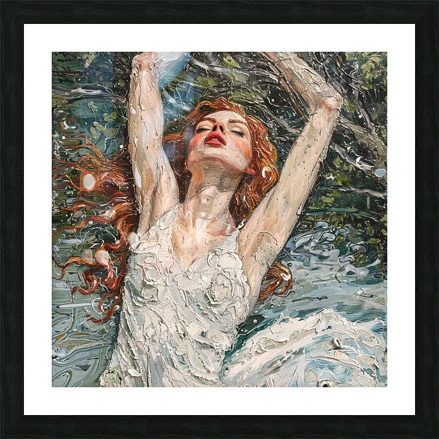 Rippled Flow Picture Frame print