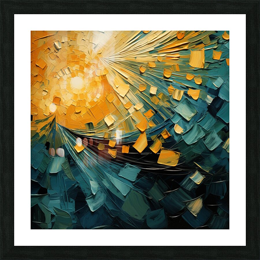 Radiant Burst  Picture Frame print