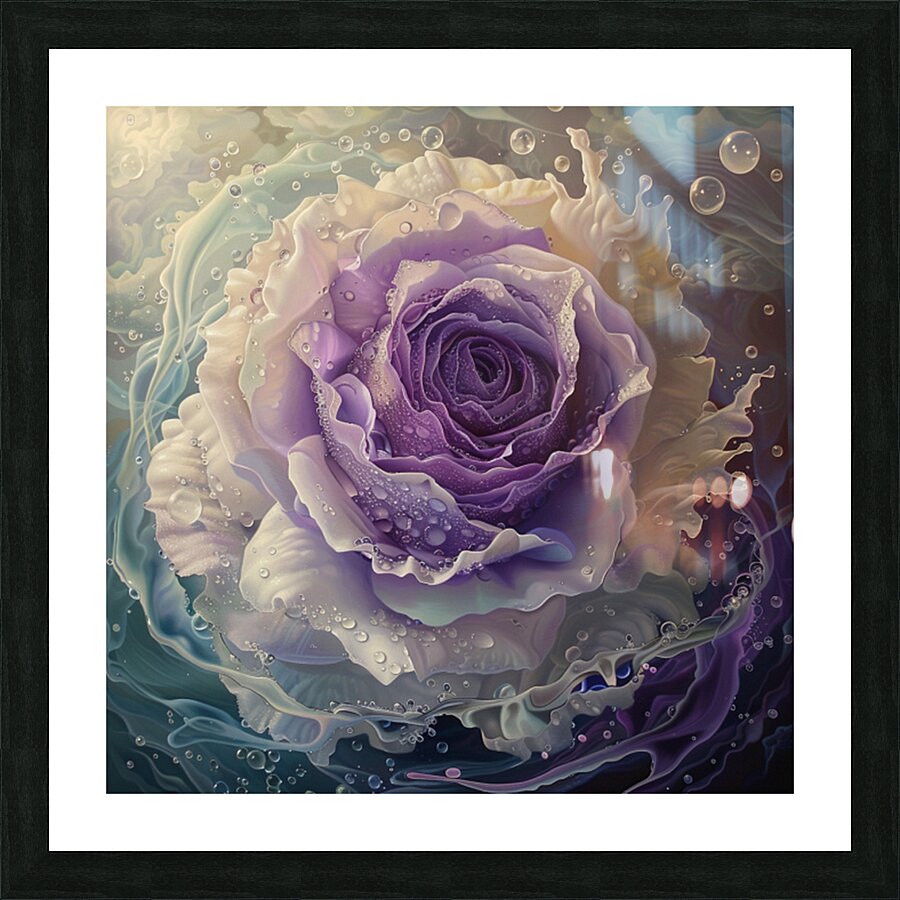 Ethereal Bloom  Picture Frame print