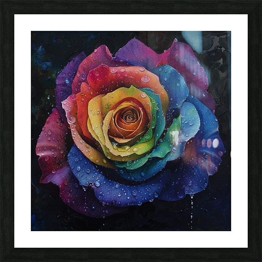 Spectrum  Picture Frame print