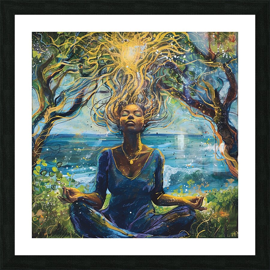 Harmony of Devine Elements  Picture Frame print